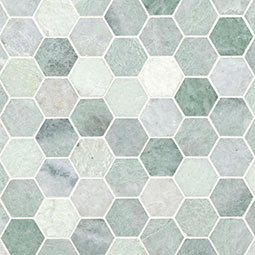 Icelandic green hexagon