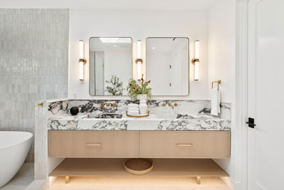 Flat panel vanity 11