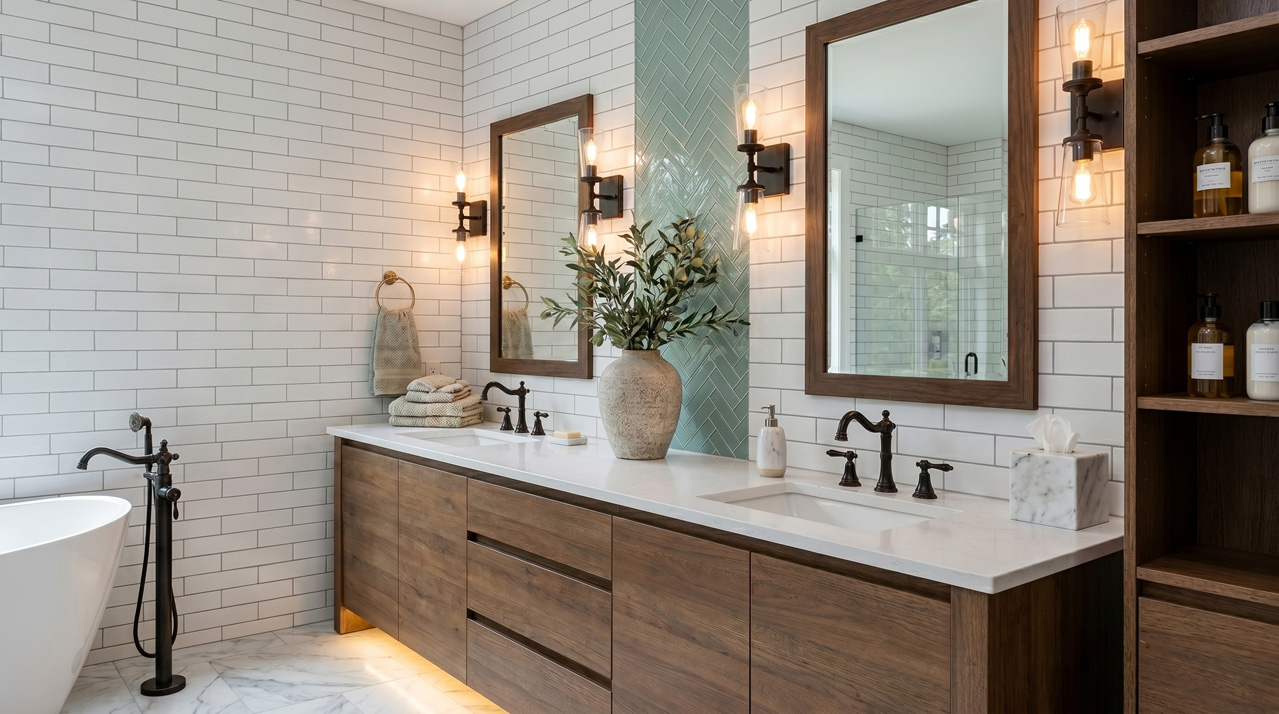 Flat panel bathroom vanities Dania Beach FL